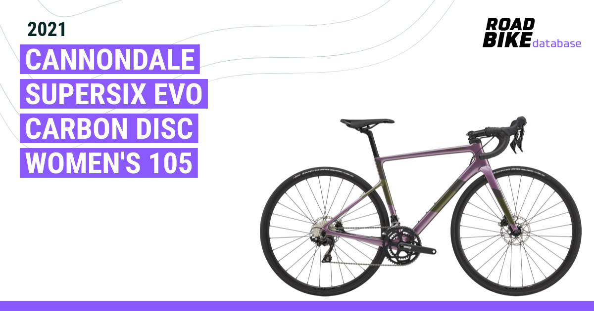 cannondale supersix evo carbon disc women's 105