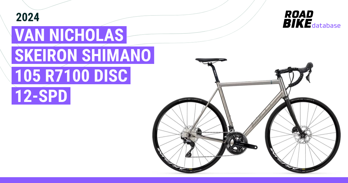 2024 Van Nicholas Skeiron Shimano 105 R7100 Disc 12-spd - Specs ...