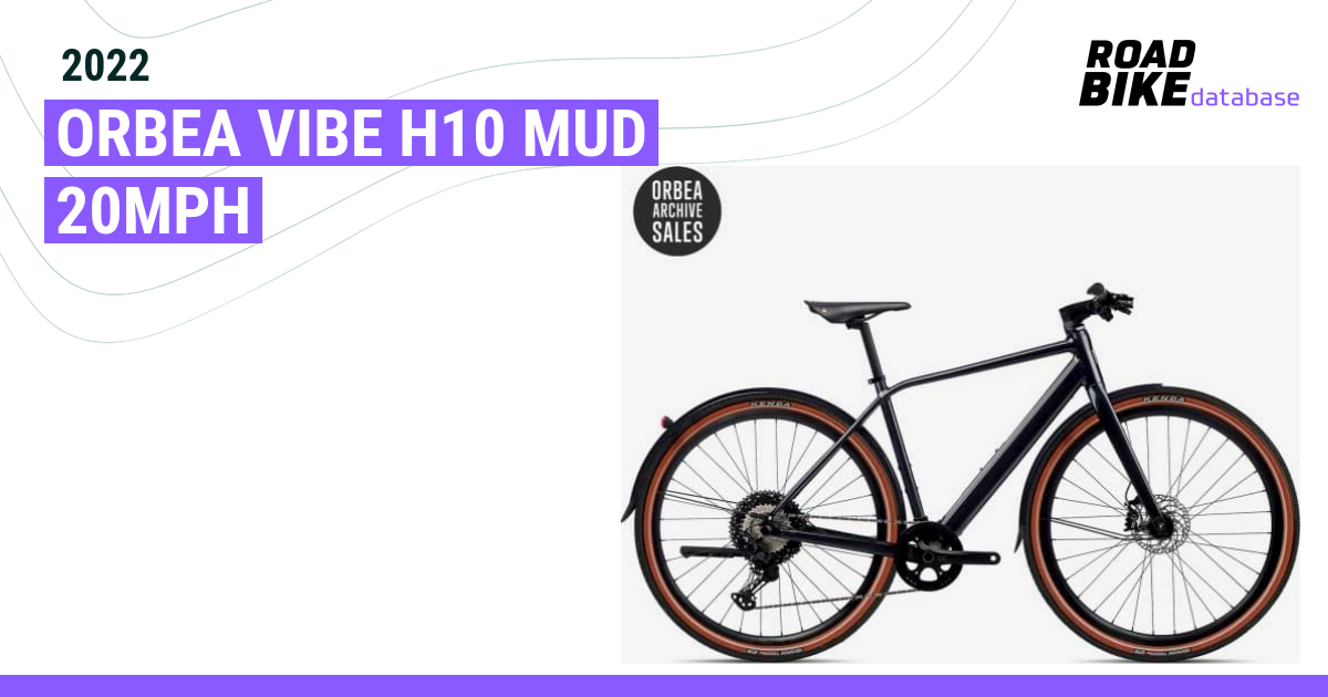 2022 Orbea VIBE H10 MUD 20mph - Specs, Reviews, Images - Road Bike Database