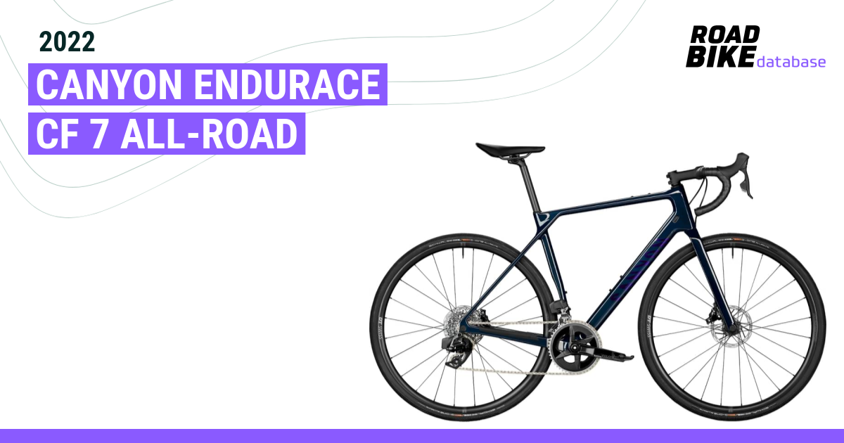 2022 Canyon Endurace CF 7 All-Road - Specs, Reviews, Images - Road