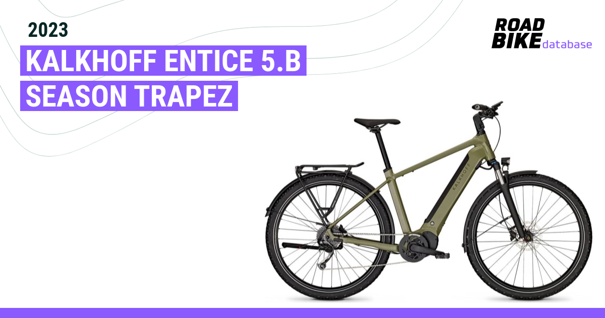 2023 Kalkhoff ENTICE 5.B SEASON Trapez - Specs, Reviews, Images - Road ...