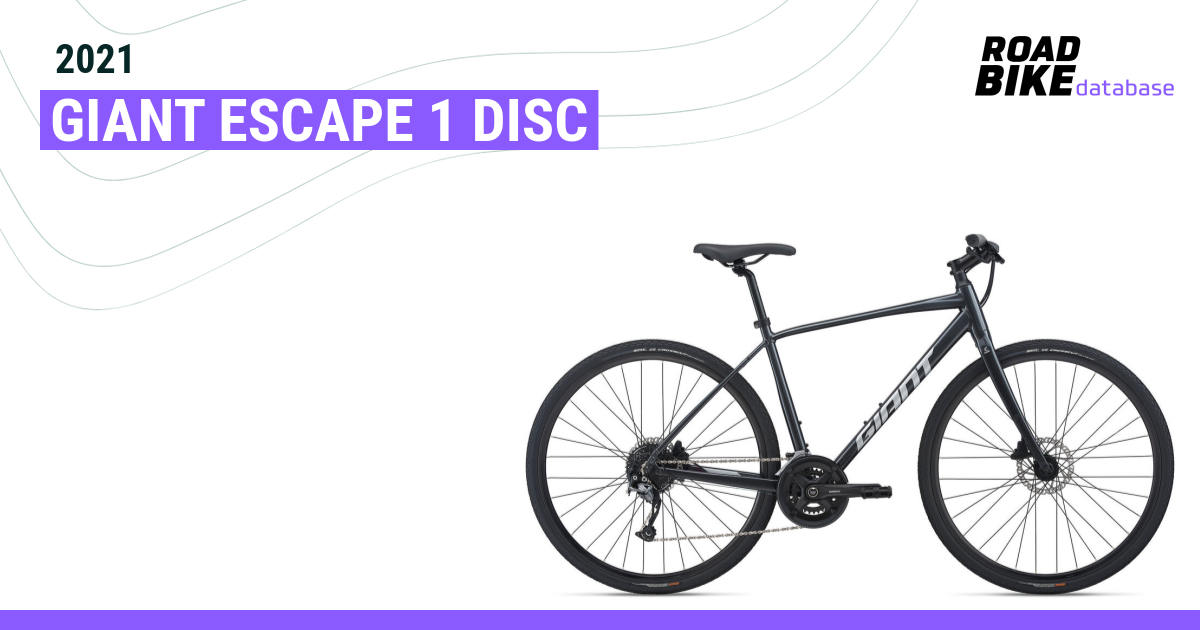 2021 Giant Escape 1 Disc Specs Reviews Images Road Bike Database