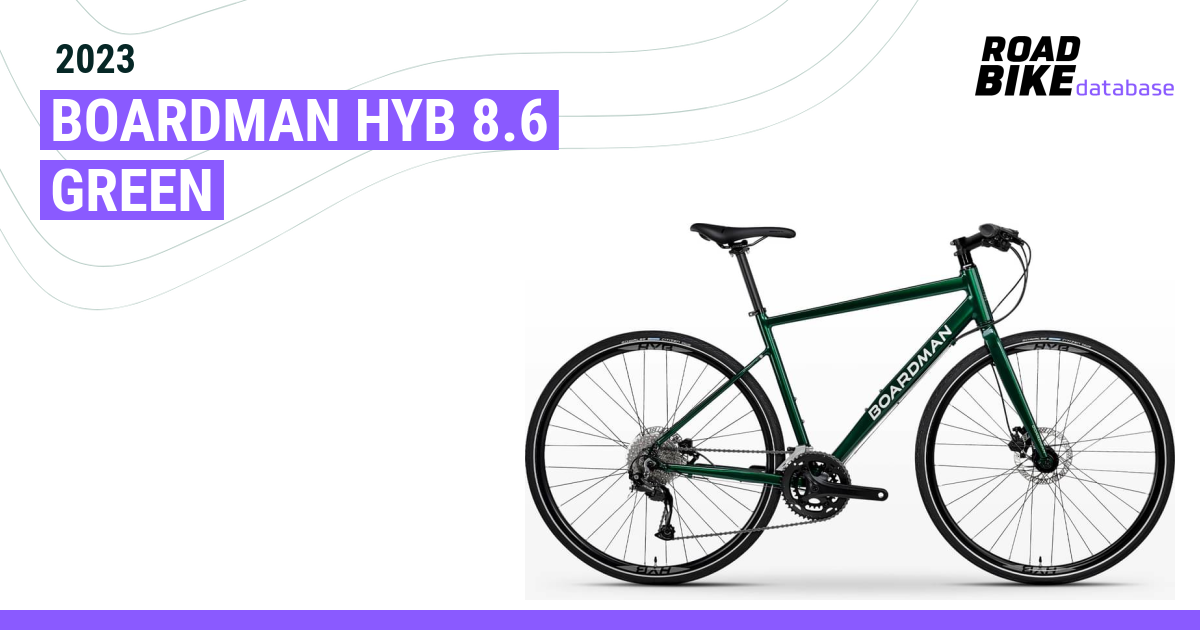 2023 Boardman HYB 8.6 Green Specs Reviews Images Road Bike