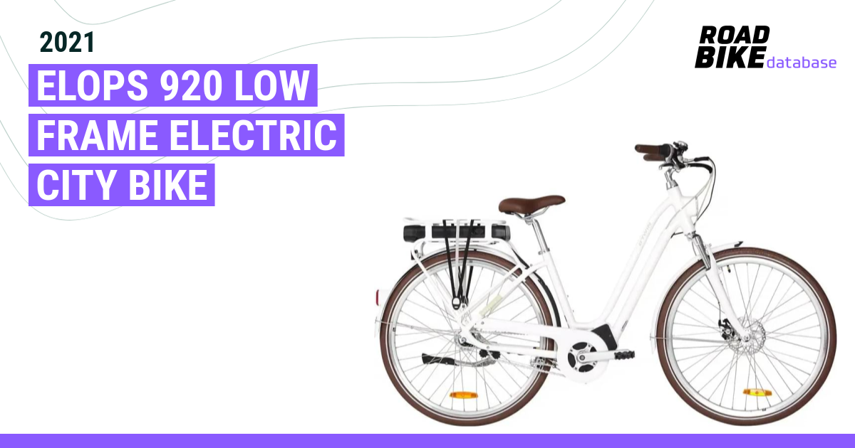 2021 ELOPS 920 Low Frame Electric City Bike Specs Reviews