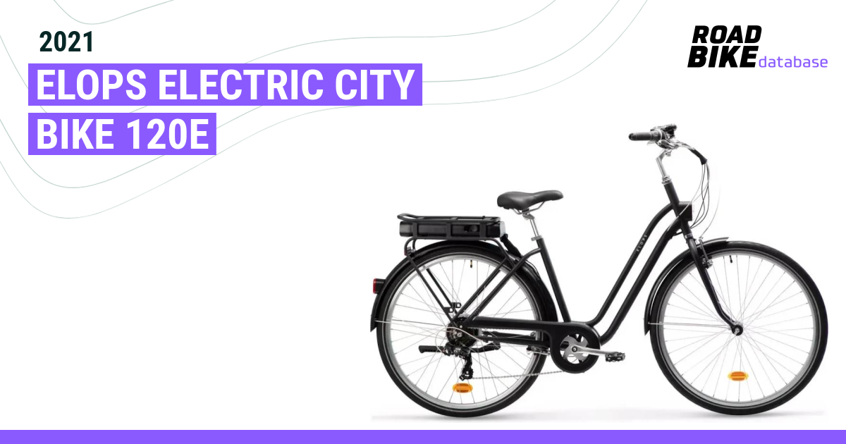 electric city bike elops 120e