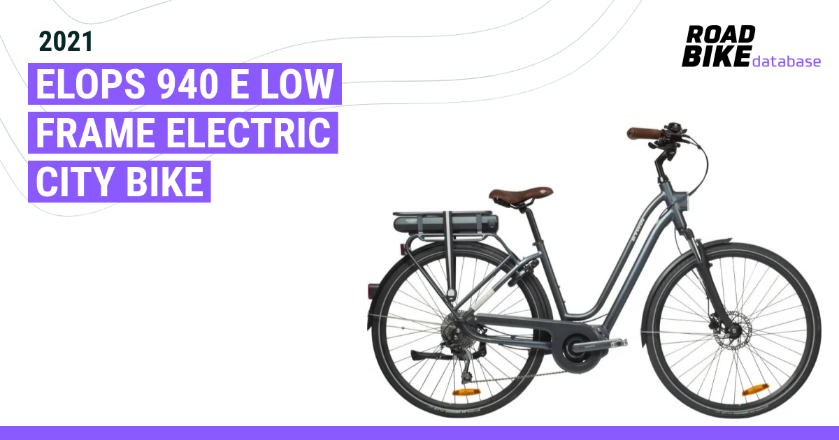 2021 ELOPS 940 E Low Frame Electric City Bike Specs Reviews