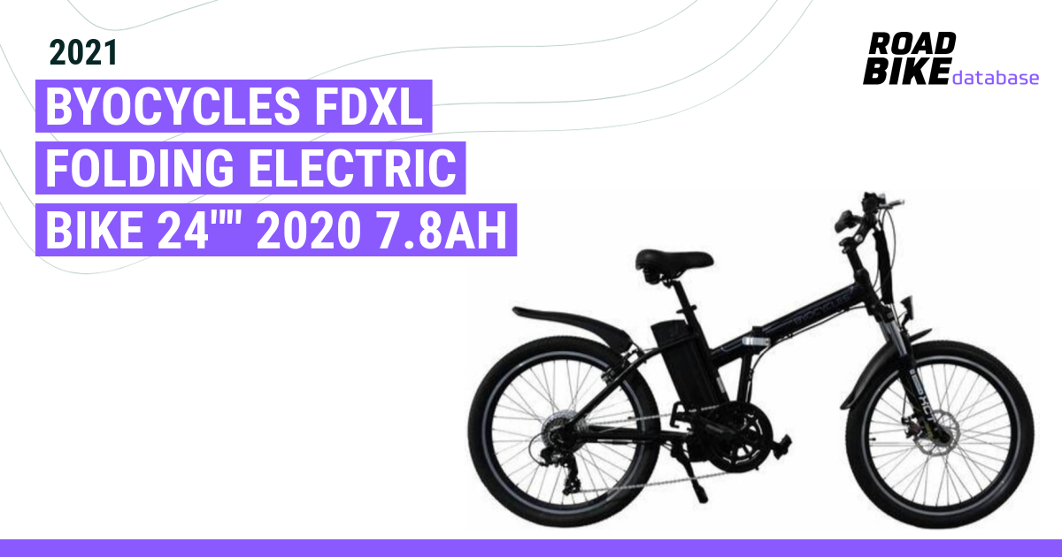 2021 BYOCYCLES FDXL Folding Electric Bike 24