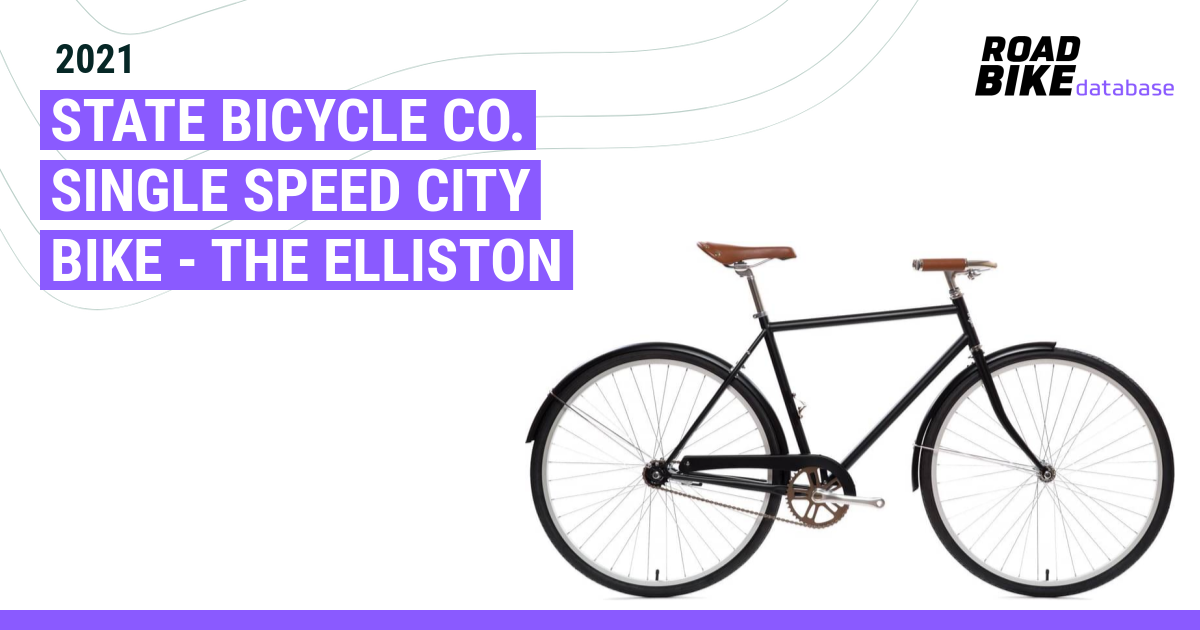 2021 State Bicycle Co. Single Speed City Bike - The Elliston - Specs ...