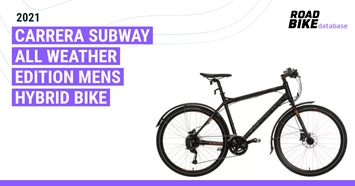 carrera subway all weather edition hybrid bike