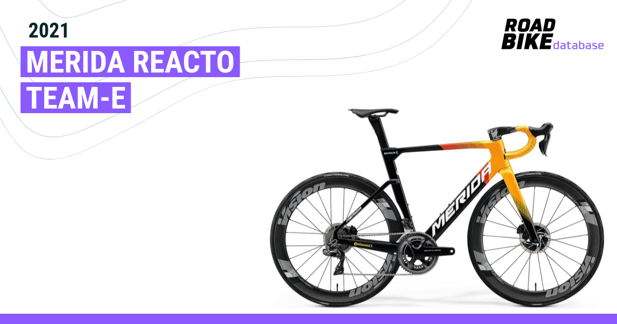 2021 Merida REACTO TEAM E Specs Reviews Images Road Bike Database