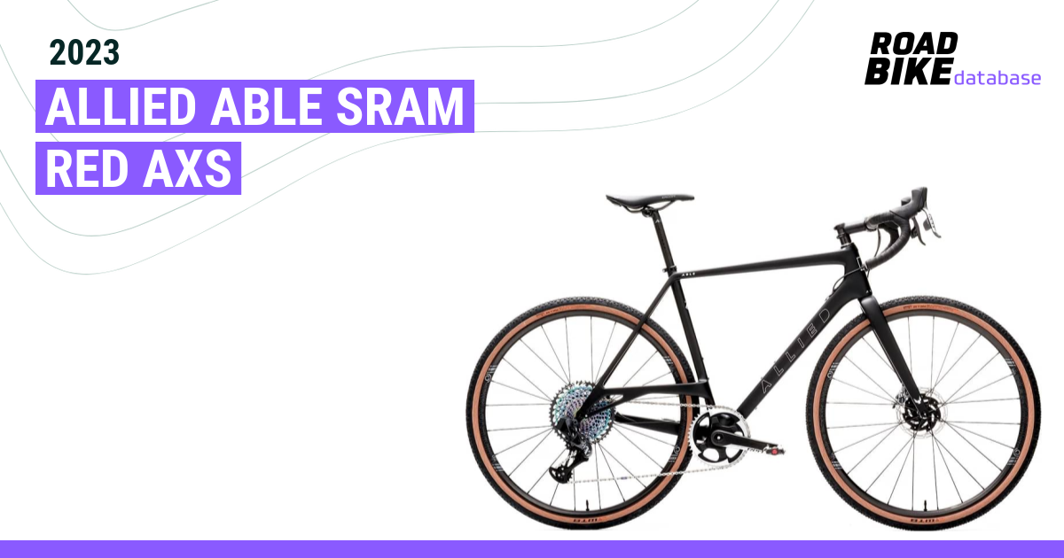 2023 Allied ABLE SRAM Red AXS - Specs, Reviews, Images - Road Bike Database