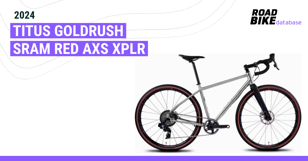 2024 Titus Goldrush Sram Red Axs Xplr - Specs, Reviews, Images - Road 