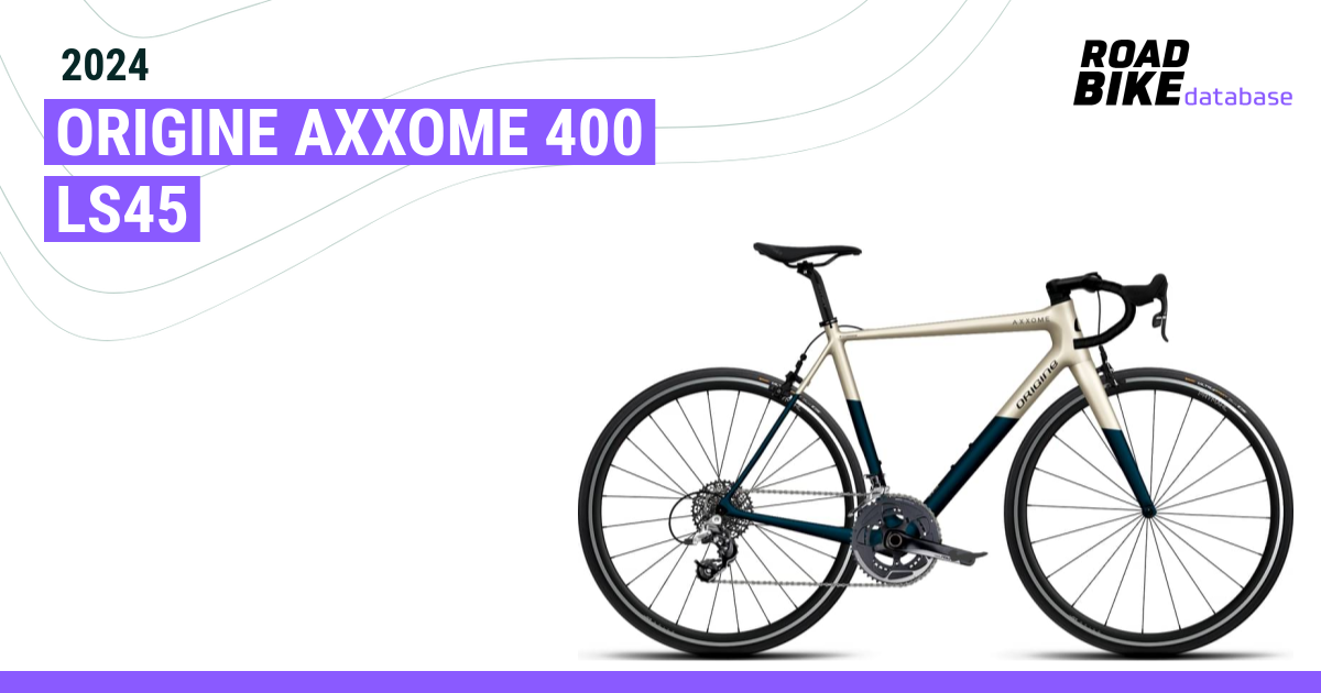 2024 Origine Axxome 400 LS45 - Specs, Reviews, Images - Road Bike Database